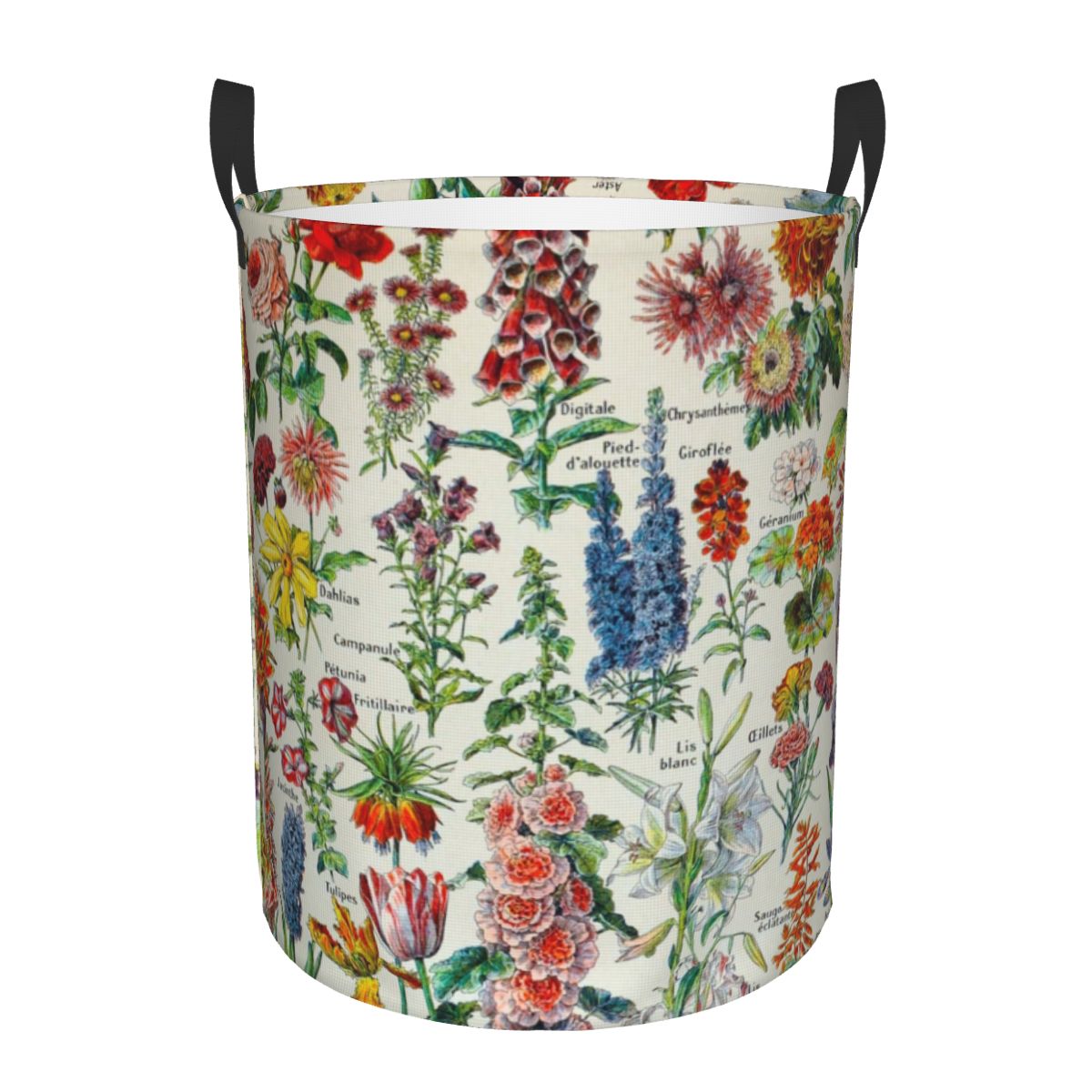 Baby Clothing Hamper - Custom Adolphe Millot HD Fleurs Laundry