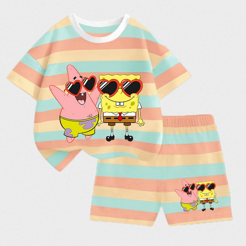 Baby Clothing For Sale - SpongeBobs SquarePants Kids T-shirt Shorts Set