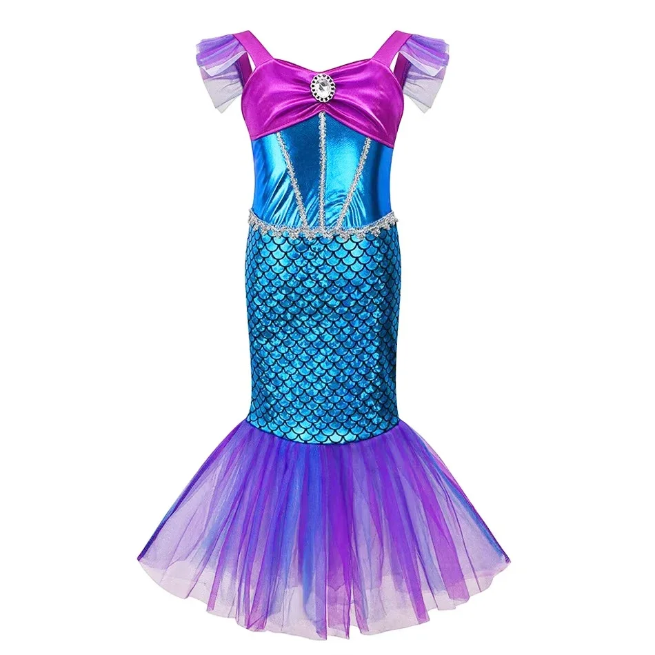 Mermaid Dress Girls Kids Cospl - Baby Clothing Size recensie en prijs