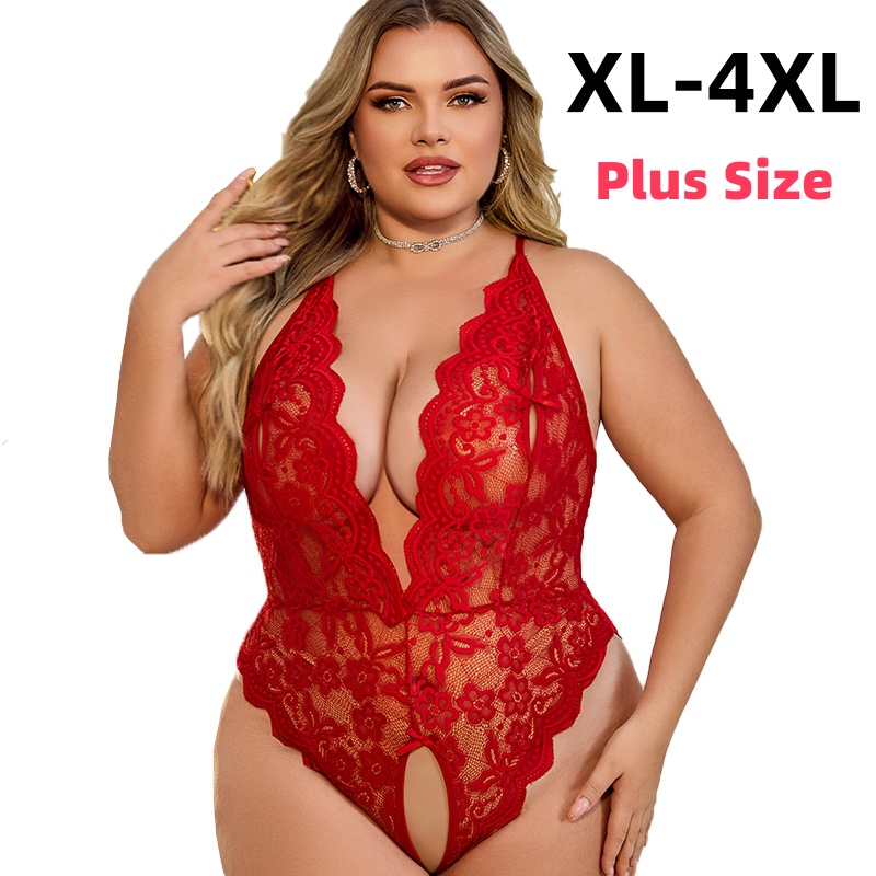 XL-4XL Crotchless Lace Bodysui - Baby Clothing Night recensie en prijs