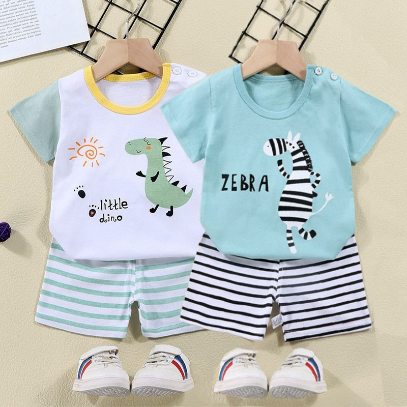 Cotton Tees+Shorts 2-piece Tra - Baby Clothing For Sale recensie en prijs