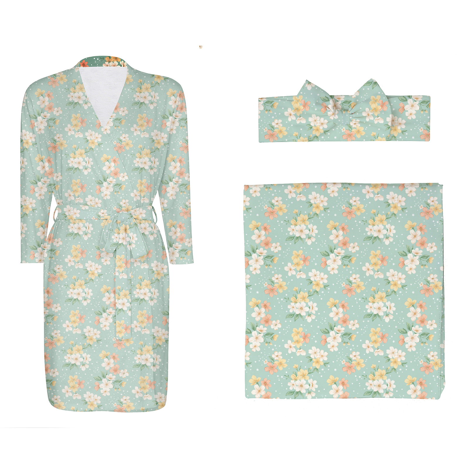 Mommy and Me Robe Swaddle Set  - Baby Clothing Night recensie en prijs