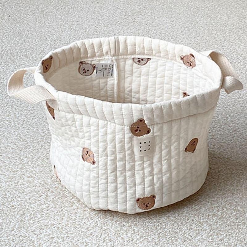 Cute Bear Embroidery Diaper Ba - Baby Clothing Hamper recensie en prijs