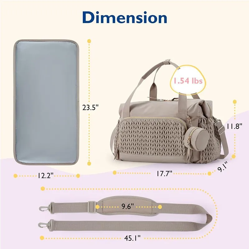 New Mommy Diaper Bag Large Cap - Baby Clothing Hamper recensie en prijs