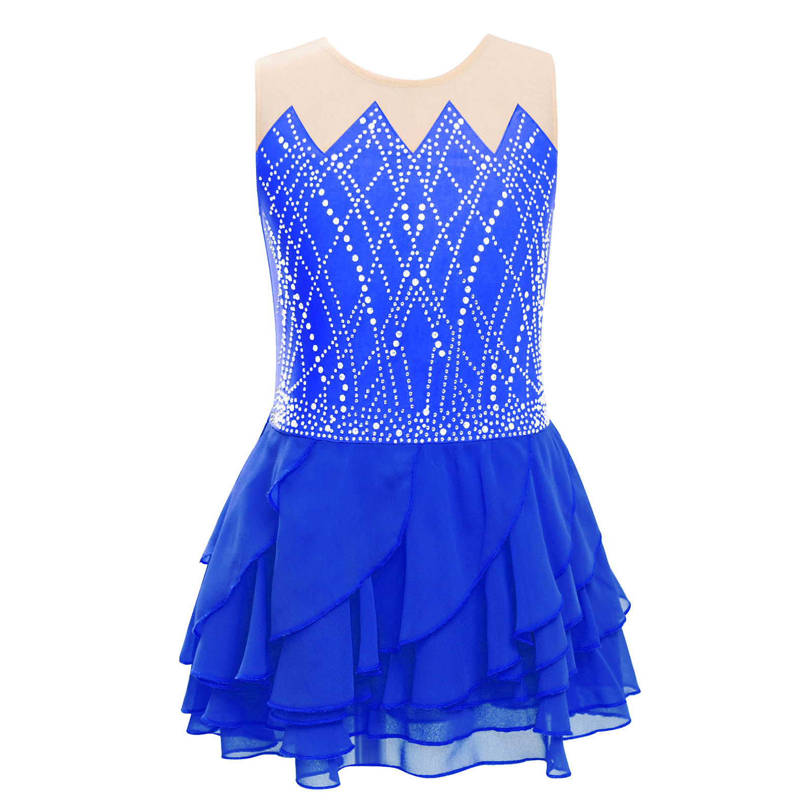 Girls Mesh Figure Skating Dres - Baby Clothing Size recensie en prijs